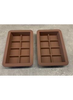 Evefix Small Size Dubai Chocolate Bar Mold Filling Peanut Cream Butter, Deep Silicone Candy Bar Molds Knafeh Stuffed Bar, Thick Chocolate Bar  - Image 4