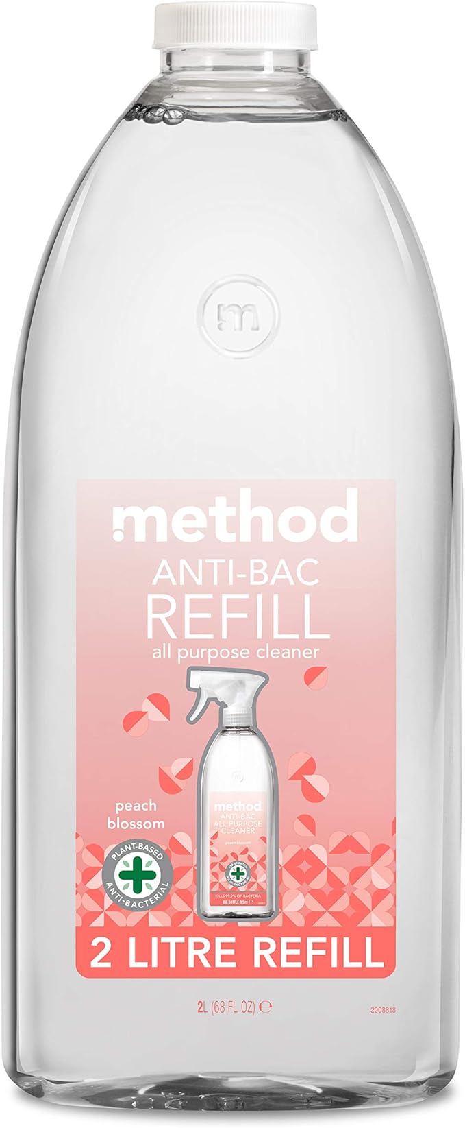 Method Antibacterial Spray All Purpose Cleaner Powerful Formula Kills 999 of Bacteria Orange Yuzu Pack of 1 828 ml - Image 2