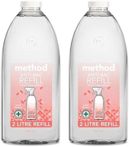 Method Antibacterial Spray All Purpose Cleaner Powerful Formula Kills 999 of Bacteria Orange Yuzu Pack of 1 828 ml - Image 1