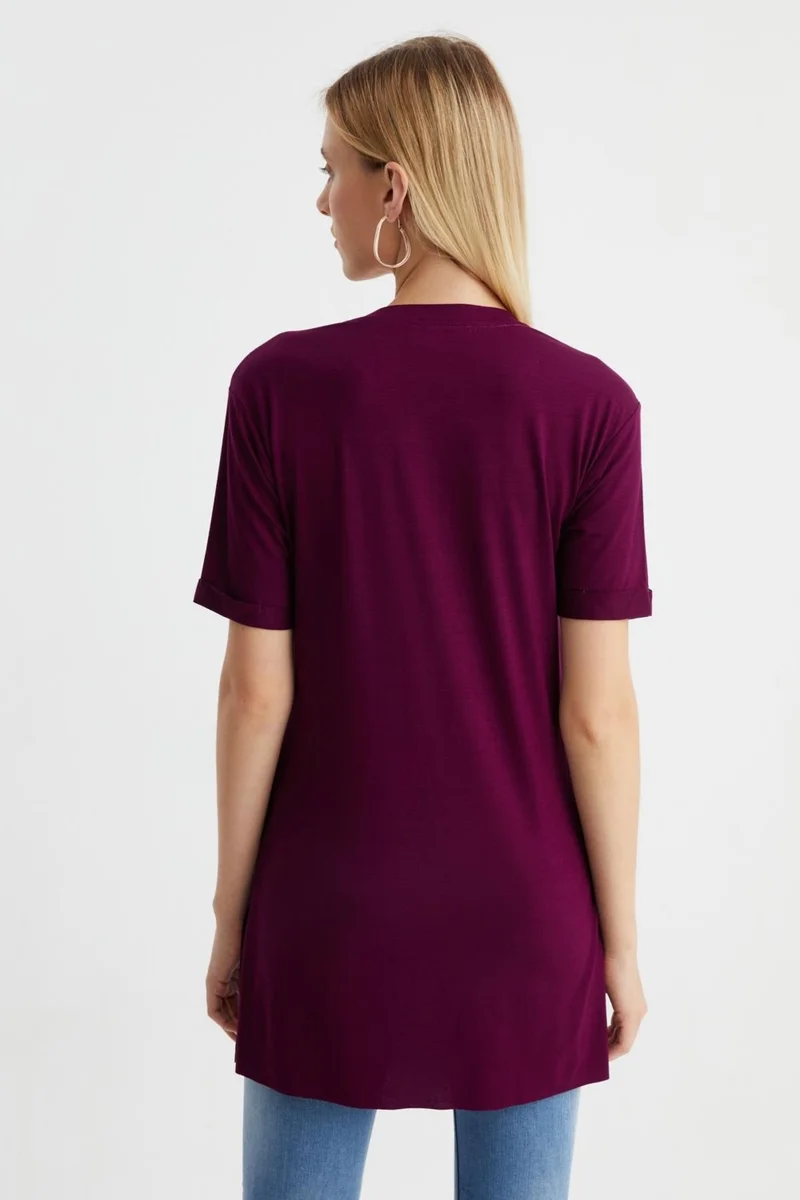 Alexander Gardi Crew Neck Side Slit T-Shirt (B23-00113)