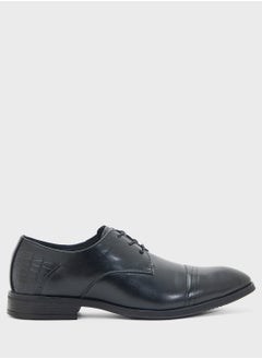 Robert Wood Embossed Texture Formal Lace Ups  - Image 1