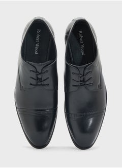 Robert Wood Embossed Texture Formal Lace Ups  - Image 4