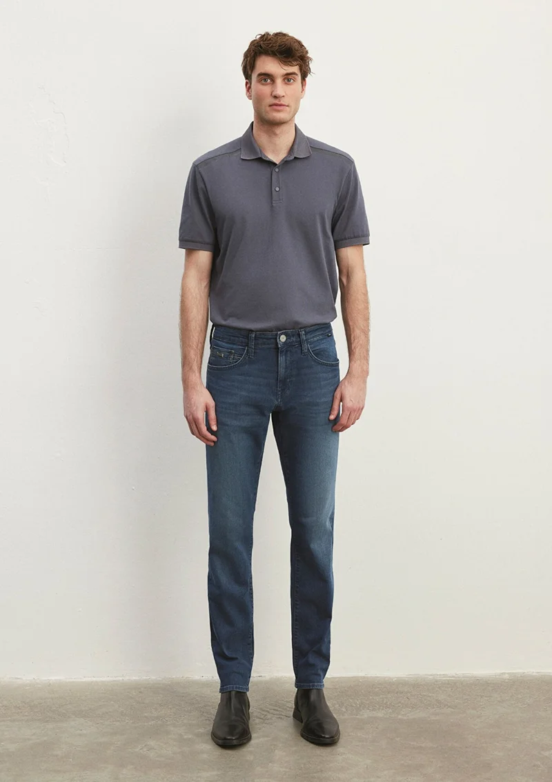 مافي Blue Jake Lux Black Vintage Indigo Blue Jean PANTS0042286546