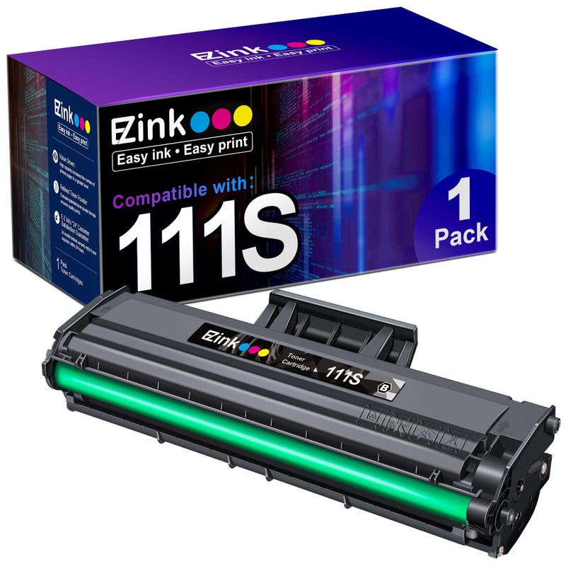 E-Z Ink Compatible MLT-D111S Toner Cartridge High Yield Replacement for Samsung 111S 111L MLT-D111S MLT-D111L to use with Samsung Xpress M2020W M2022W M2024W M2070FW M2070W Printer (Black, 1 Pack) - Image 1