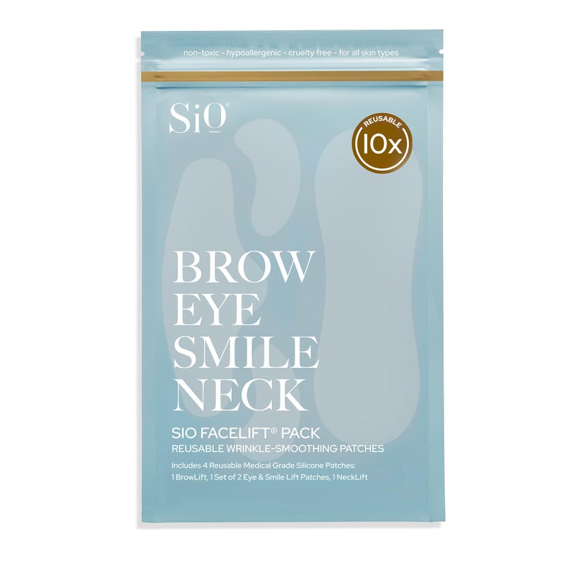 SiO Beauty FaceLift - Reusable Anti-Wrinkle Patches for Neck, Forehead, Eye & Smile - Overnight Smoothing Silicone for Fine Lines, Wrinkles, and Aging - Image 1