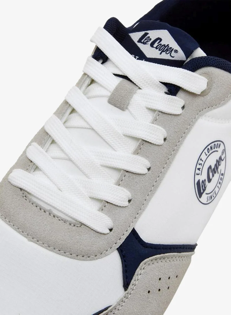 Lee Cooper WHITE Men Lace-Up Ortholite Sneakers for Men | Best Price UAE