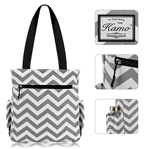 Kamo Floral Tote - Stylish Shoulder Bag for Women - Casual Shopping & Travel Foldaway Handbag - Image 4
