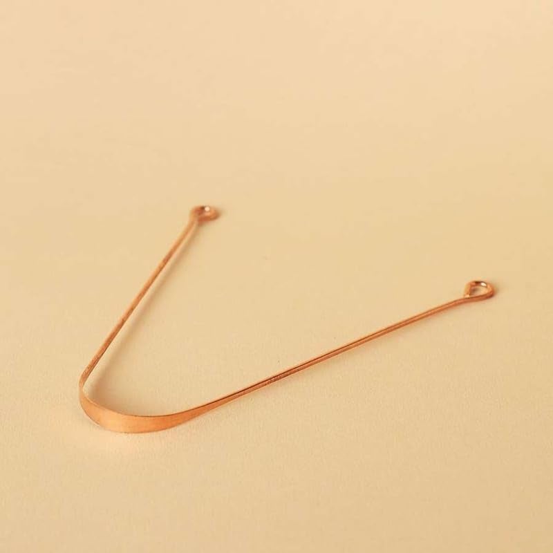 ROLIMOLI Sensitive Copper Tounge Cleaner for men and women Adult Remove the plague from the tongue Fresh Breath all type tongue cleaner Pack of 6 - Image 3