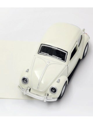 1:36 Classic Beetle Car Model, Alloy Model Car Toy, Vintage Mini Pull Back Car Model Toy for Gift/Kids ( 12X4.5X4.5cm, Beige) - view 4
