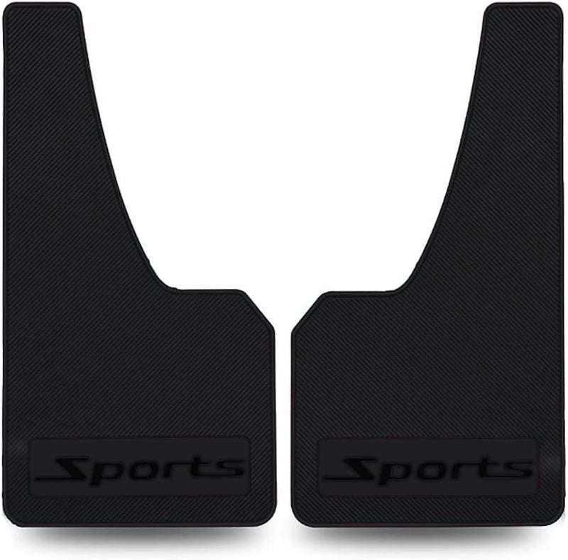 Akexermu Universal Car Mud Flaps Rubber Mudguard Splash Guards Rubber Mudguard for Universal Sports Mud Flaps Guards Splash Front Or Rear Guards（Black） Field tested quality - Image 1