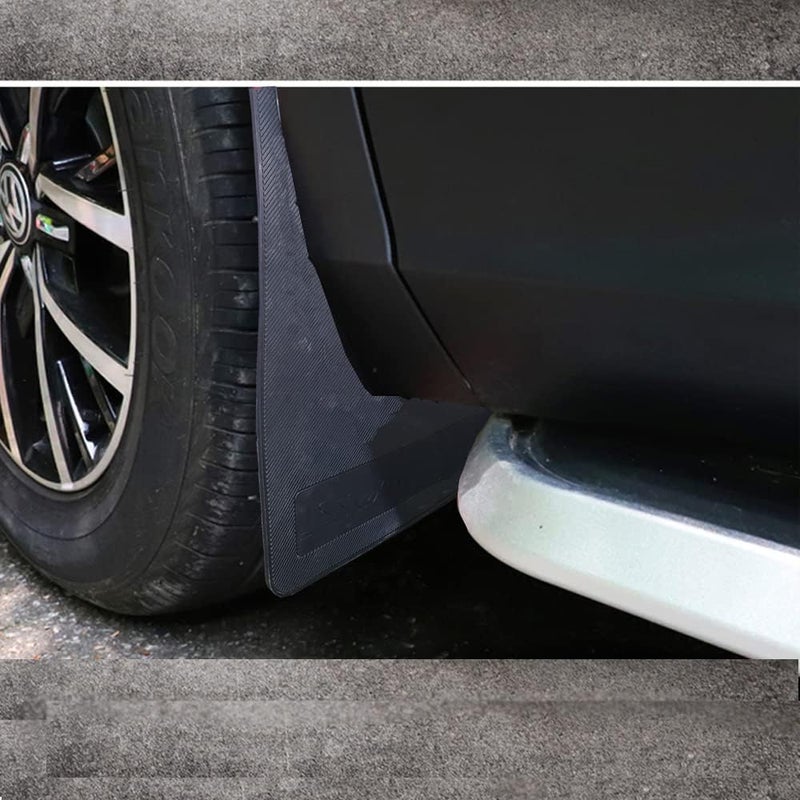 Akexermu Universal Car Mud Flaps Rubber Mudguard Splash Guards Rubber Mudguard for Universal Sports Mud Flaps Guards Splash Front Or Rear Guards（Black） Field tested quality - Image 2