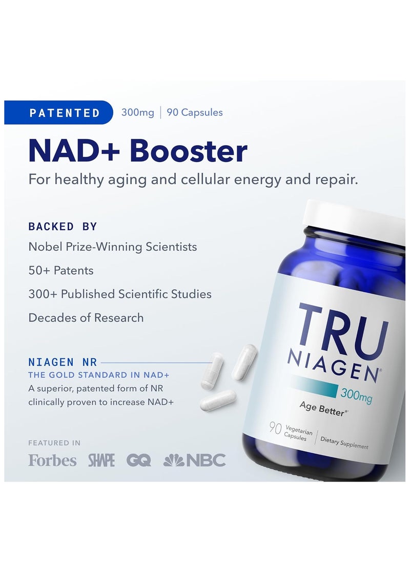 TRU NIAGEN NAD+ Booster, Age Better, 300mg - 90 Vegetarian Capsules  - Image 5