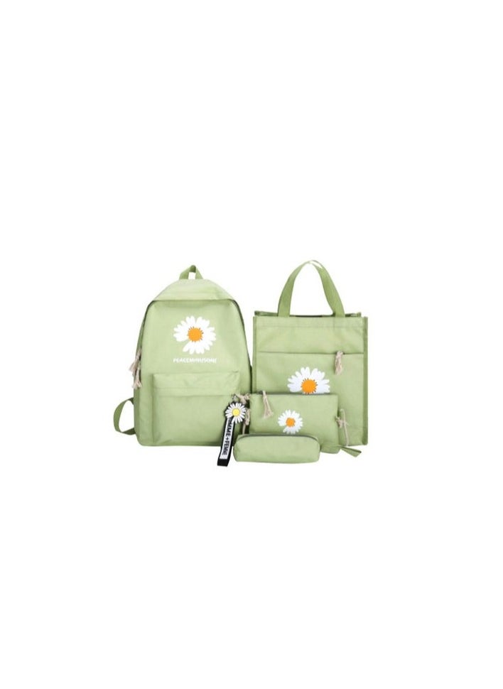 Loquat - 4-Piece Schoolbag Set Green - Image 1