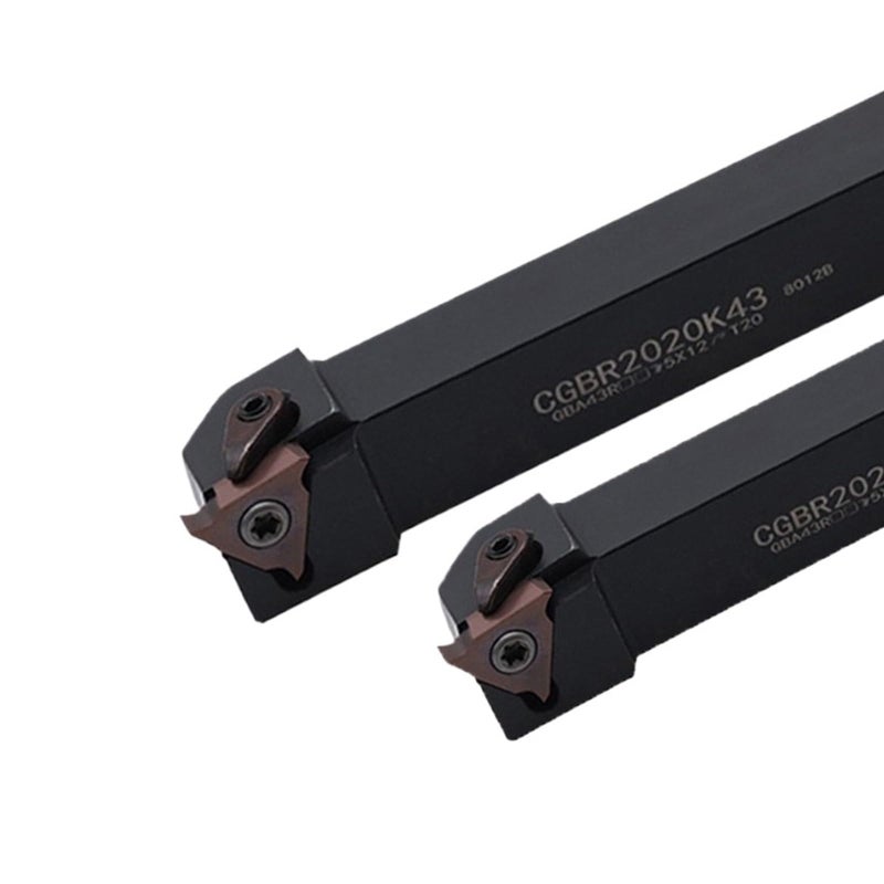 CGBR Slotting Tool Handle 2020K43 Size No Inserts Right Hand Lathe Tool Shank Bar - Image 2