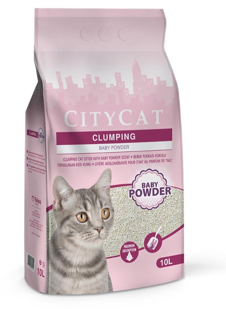 رمل سيتي كات كلامبينج - بيبي باودر 10 لتر