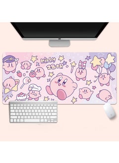 Y&D Kirby Gaming Mouse Pad Extended Large Mat Desk Pad Stitched Edges Mousepad Long Mouse Pad And Non-Slip Rubber Base Mice Pad 800X300X4mm  - Image 1