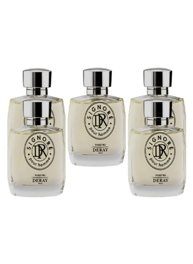 DERAY 5 Pieces Signore Perfume For Men 100ml EDT - Image 1