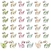 HAMIYELL Pack of 36 Tiny Ducks Little Plastic Duck Mini Resin Ducks for Garden Decorations Dollhouse Miniatures Crafts OrnamentsYellow - Image 3