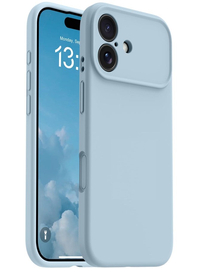 OTOFLY Magnetic for iPhone 17 Case,Compatible with Magsafe,Classic Liquid Silicone Mobile Phone Case,Integrated Camera Control Button,Anti-Scratch Microfiber Lining,Baby Blue - Image 1