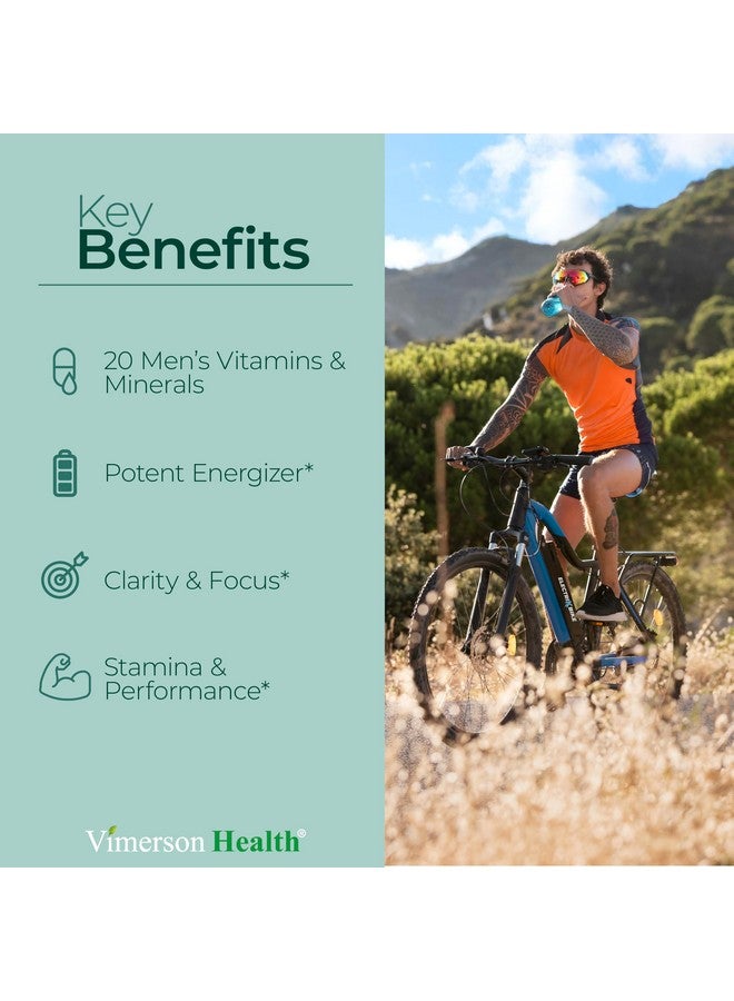 Vimerson Health Multivitamin for Men - Daily Mens Multivitamins & Multiminerals with Vitamin D, Vitamin C, B12 Zinc & More. Essential Vitamins for Men for Energy, Focus, Stamina, Performance, Mens Health. 60 Capsules - Image 2