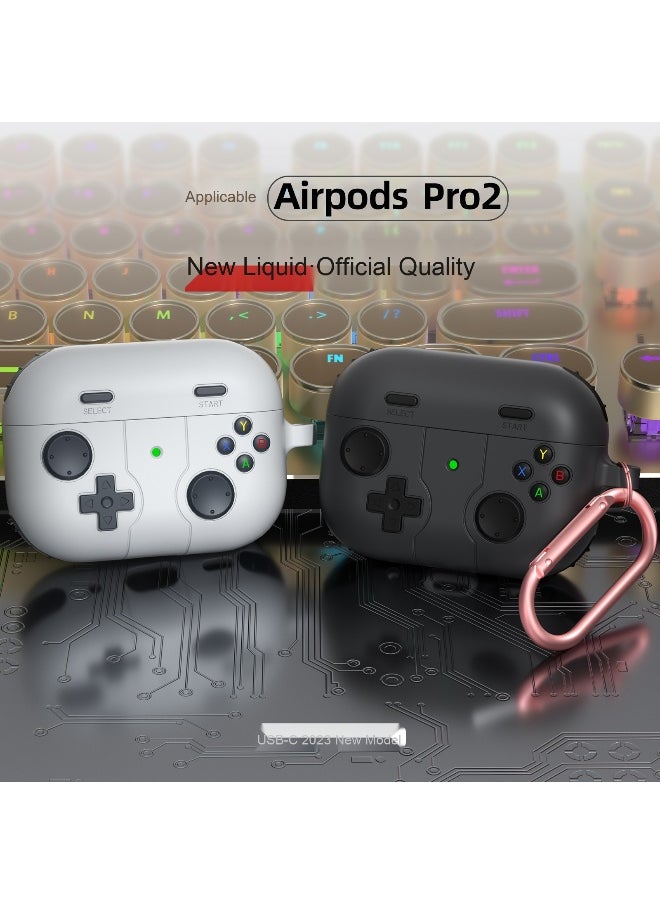 Generic - Fashion Silicone Game Console Protective Case Cover for Apple AirPods Pro/Pro2 for Men Women - Image 1
