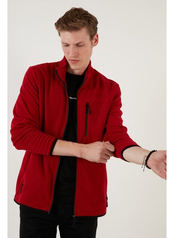 Zipper Pocket Stand Collar Fleece Cardigan Men's Cardigan 5906028 - pzsku/Z476F776EB2A9B49322DDZ/45/_/1726144803/7b863412-99b0-4fab-ba54-42b11299f019