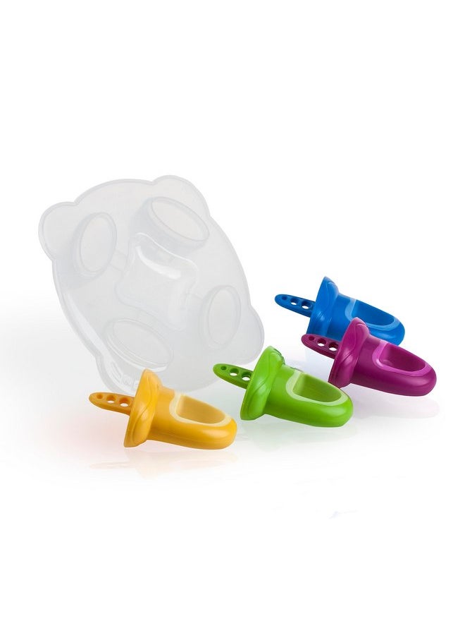 Nuby Nuby Garden Fresh Fruitsicle Frozen Pop Tray,Multicolored 1set 4 handle  - Image 2