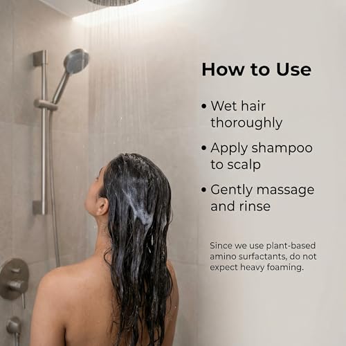 VEDICDERM Plasma Bamboo Charcoal Shampoo 200ml | Clinically Proven For Scalp Psoriasis, Dandruff & Sensitivity | Relieves Itching, Flaking & Dryness | SLS, Paraben & Irritants Free|Daily Hair Cleanser - Image 5
