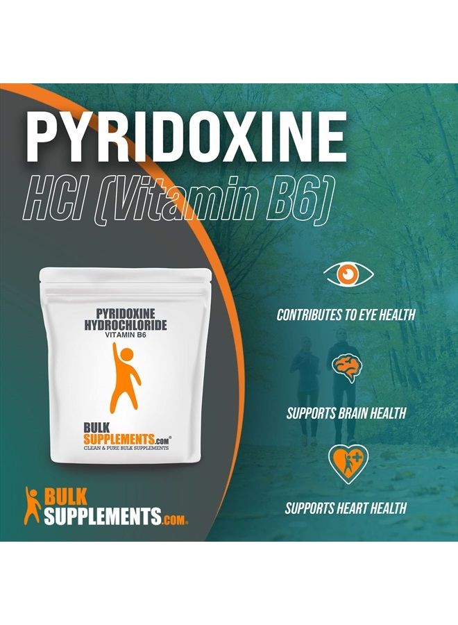 BULKSUPPLEMENTS.COM Vitamin B6 50mg (Pyridoxine HCl) Powder - Memory Vitamins for Men - B6 Vitamins - B6 Vitamins (100 Grams 3.5 oz) - Image 3