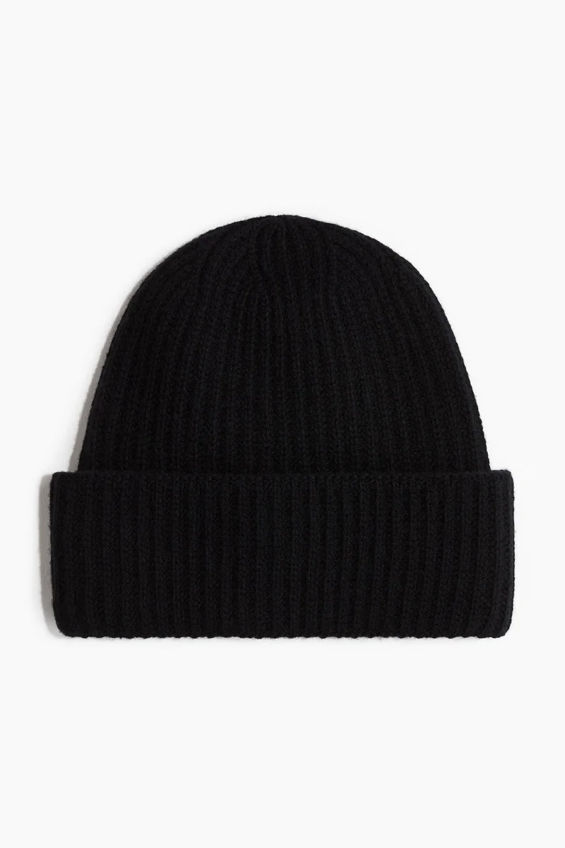 اتش اند ام Ribbed Wool-Blend Hat