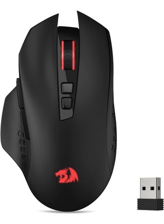 M656 Gainer Wireless Gaming Mouse, 4000 DPI 2.4Ghz Wireless Mouse w/ 5 DPI Levels, 7 Macro Buttons, Red LED Backlit & Pro Software/Drive Supported, for PC/Mac/Laptop - pzsku/Z476FB5E5B121237DA293Z/45/1751378488/ed7fbd7c-0d12-4f4a-a7c4-e3229a51aab6