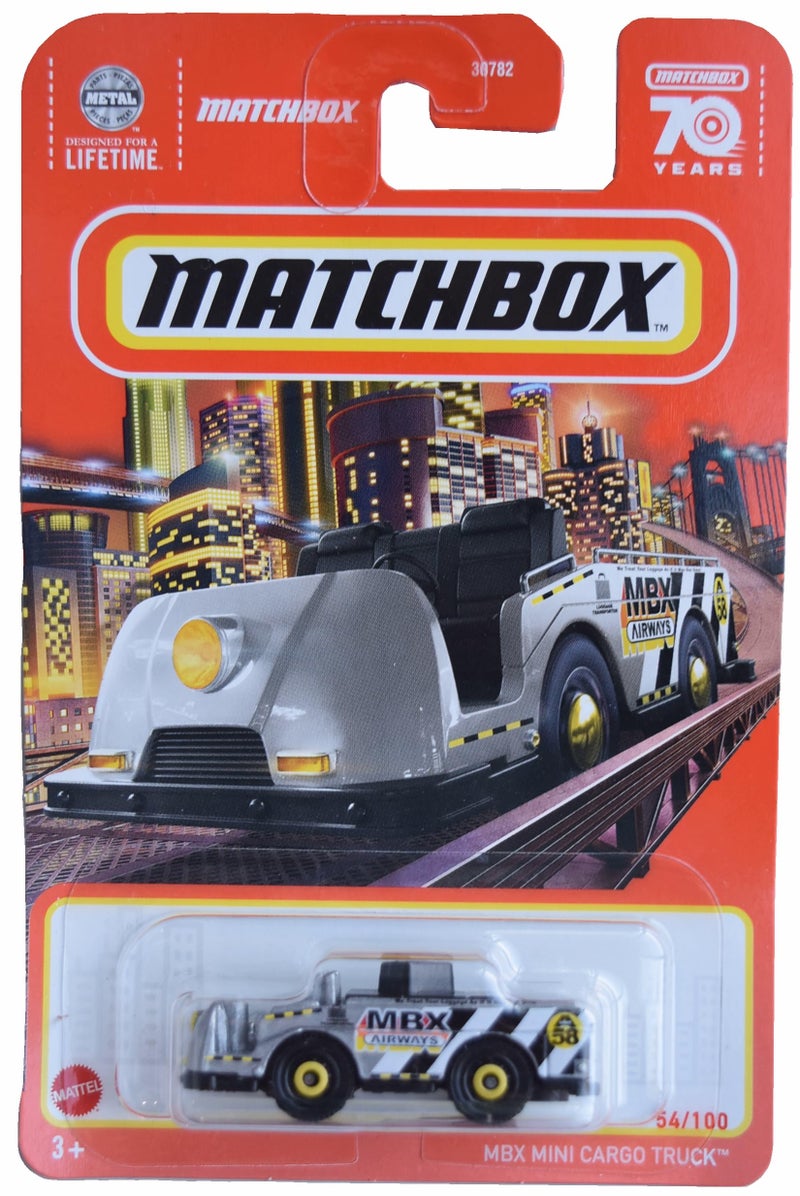 Matchbox MBX Mini Cargo Truck, Silver 54/100 - Image 1