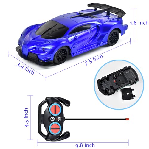 Tuko Remote Control Car Toys RC Toys for 3 Years Old Boy and Girl Gift Blue - Image 5