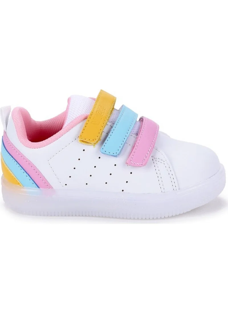 VICCO Sun Girl / Boy Lighted White Pink Sneaker Baby Booties Filet Sports Shoes 220.P21Y.212