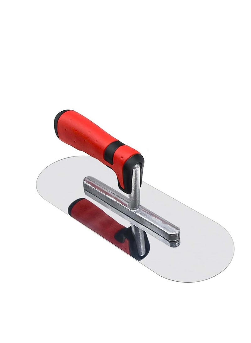 قطعة واحدة من مجرفة حمام السباحة المصنوعة من الفولاذ المقاوم للصدأ مقاس 14 × 4 بوصات أدوات مجرفة مسطحة للتشطيب الخرساني