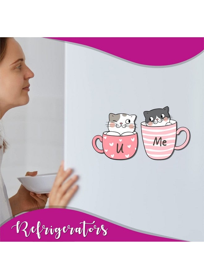 Bhai Please You&Me Wooden Fridge Magnet(Pack of 1) Valentine,Anniversary,Couple&Love Gift Valentine Couple Wedding Anniversary Gift&Decoration for Husband-Wife,Boyfriend-Girlfriend,Him-Her,Men-Women - Image 4