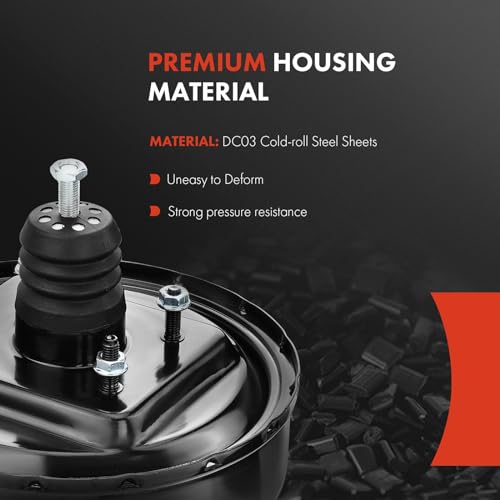 A-Premium Vacuum Power Brake Booster Without Master Cylinder Compatible with Suzuki Grand Vitara 1999-2005 V6 2.5L 2.7L - Image 3