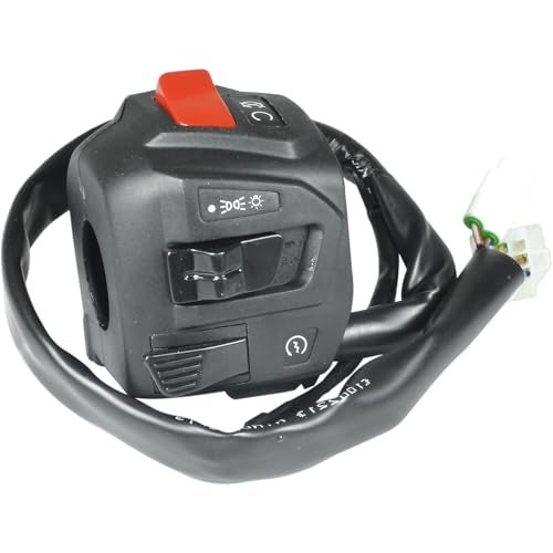 Uno Minda SW-0576 Handle Bar Switch (Right Hand Side) With Self Start- 6 Pin Male White Couplers, 2 Pin Female White Coupler For Bajaj Pulsar NS 200/ Pulsar NS 160 - Image 2