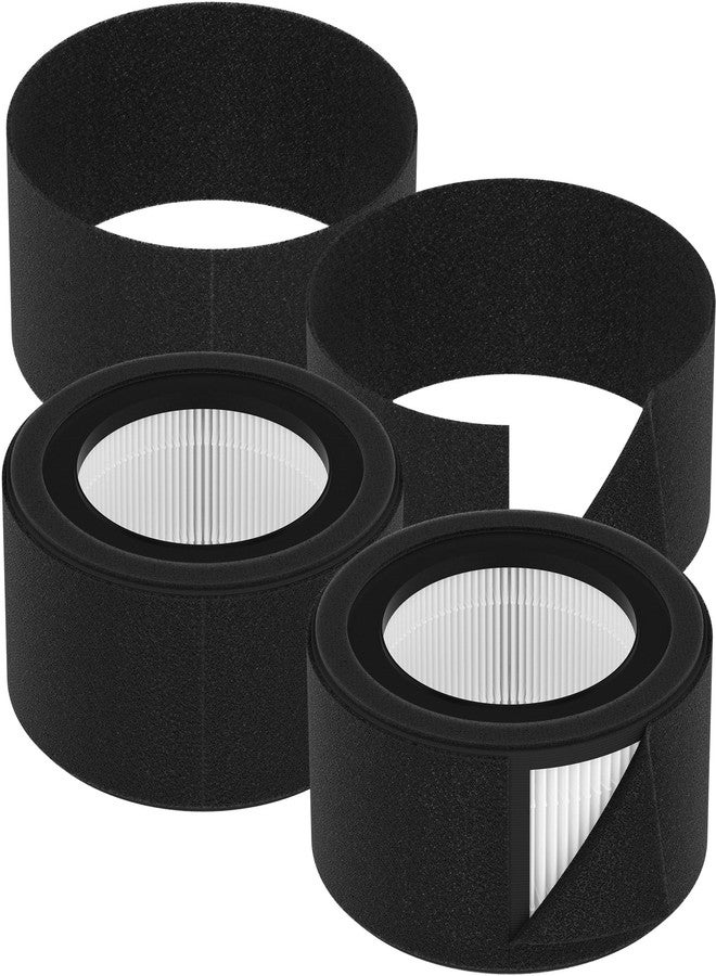 XBWW 2 Packs Z-1000 Standard Premium Replacement Filters Compatible with TruSens Z-1000 Small Room Air Cleaner Purifier, 2 Premium Filters and 4 Extra Activated Carbon Pre-Filters - Image 1