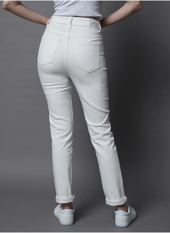 هاي ستار Women White Jeans