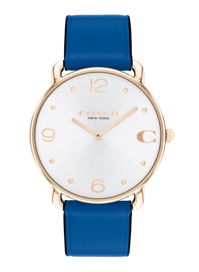 COACH Women's Analog Round Shape Leather Wrist Watch 14504203 - 36 Mm - Image 1