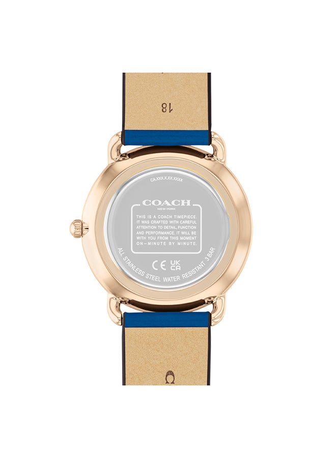 COACH Women's Analog Round Shape Leather Wrist Watch 14504203 - 36 Mm - Image 3