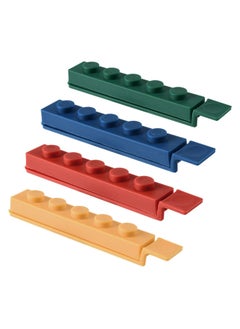 4 Pcs Sealing Clips for Food and Snack Bag Bag Clips for Food Storage Plastic Sealing Clip for Food Packages Fresh-Keeping Clamp Sealer for Kitchen