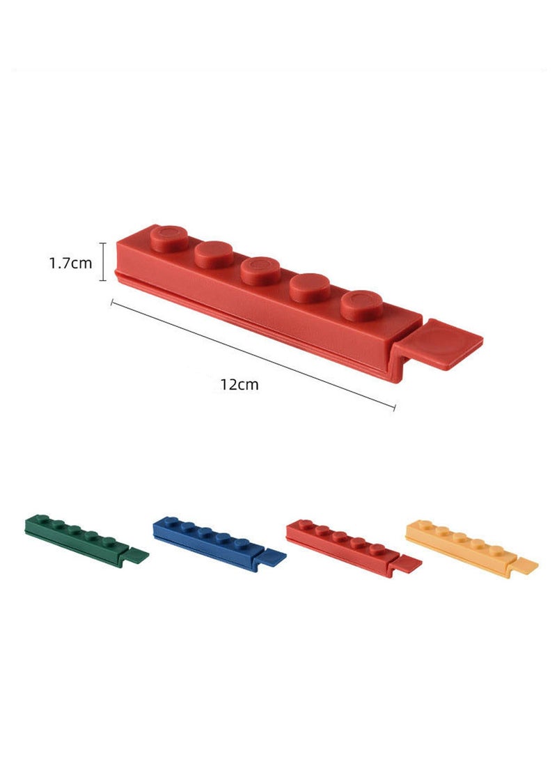 Generic - 4 Pcs Sealing Clips for Food and Snack Bag Bag Clips for Food Storage Plastic Sealing Clip for Food Packages Fresh-Keeping Clamp Sealer for Kitchen - Image 1