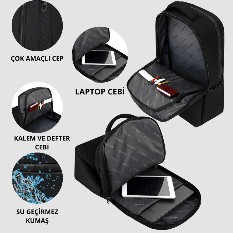 Çantaland Freedom 15.6" - 16.1" Notebook Computer Laptop Backpack, Daily Backpack