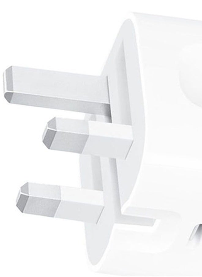 Generic - iPhone 20W USB-C 3-Pin Power Adapter White - Image 1