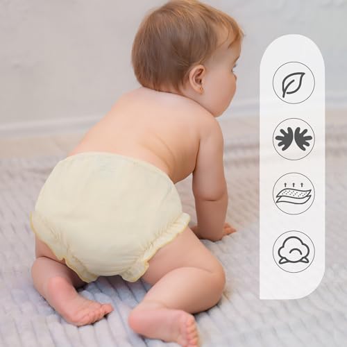 Billion Xin Diaper Cover - Diaper Cover Baby Girl, Baby Bloomers, Diaper Covers for Toddler Girls - Image 3