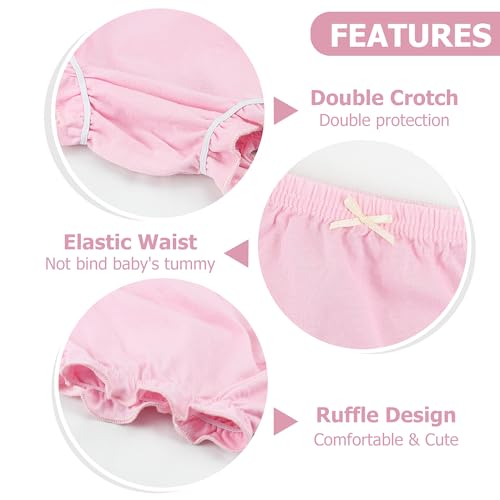 Billion Xin Diaper Cover - Diaper Cover Baby Girl, Baby Bloomers, Diaper Covers for Toddler Girls - Image 4