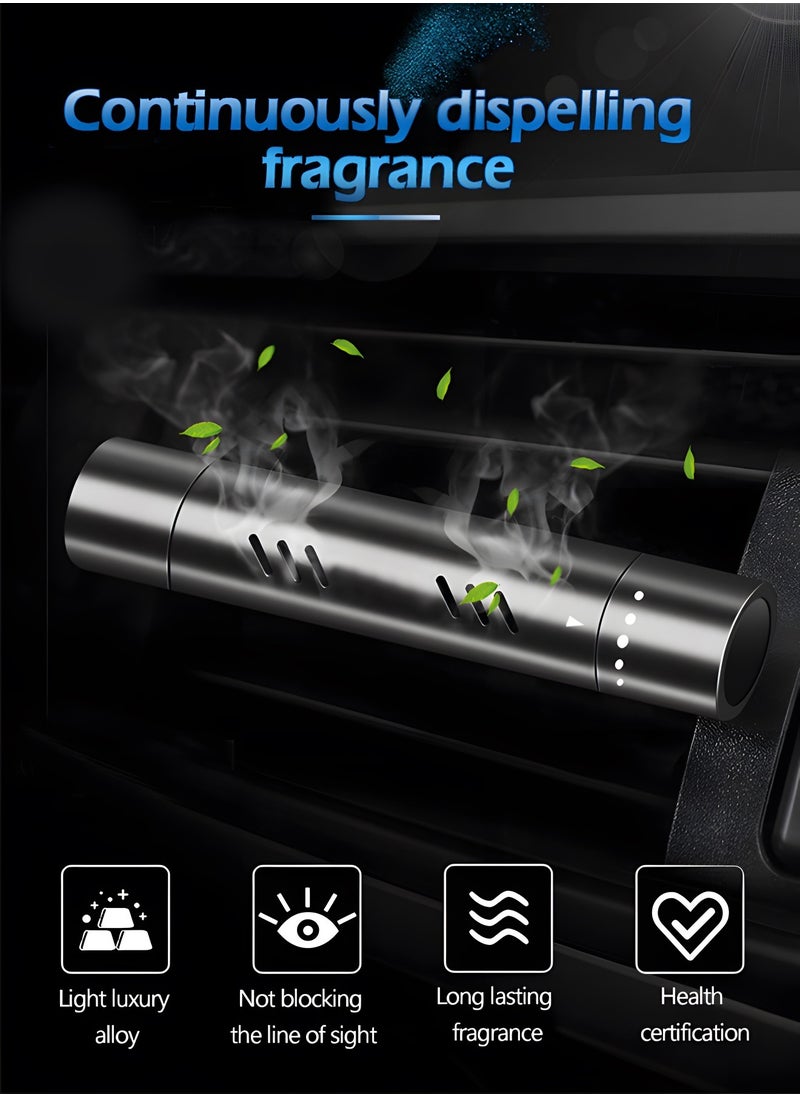 GROIC Car Vent Clip Cylindrical Essential Oil Car Diffuser Vent Clip with 5 Refill Sticks for Car, Office, Kitchen, Bathroom, Pet Houses,Car aromatherapy  - Image 2