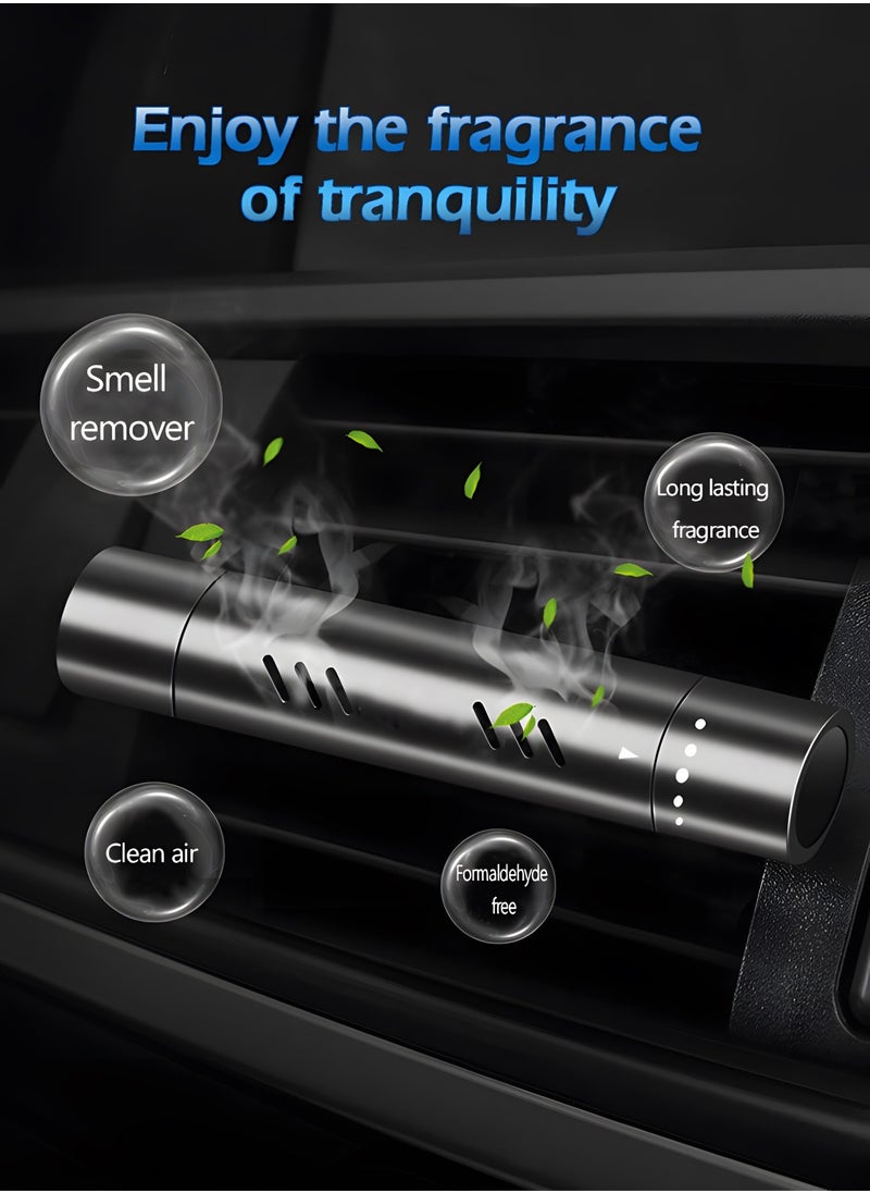 GROIC Car Vent Clip Cylindrical Essential Oil Car Diffuser Vent Clip with 5 Refill Sticks for Car, Office, Kitchen, Bathroom, Pet Houses,Car aromatherapy  - Image 4
